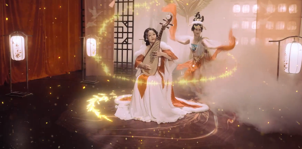 <b>经典琵琶古曲塞上曲为基调带来创造魔域金秋万能宠专属落雁风华</b>