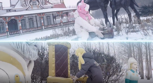 <b>而应战成功后的魔域美人玩家也如愿变成美丽的魔域公主站台</b>