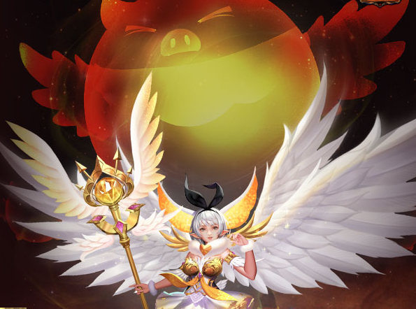 <b>而暗翼魔灵仿佛能和夜融为一体背面张开的恶魔双翼让她气势倍增</b>